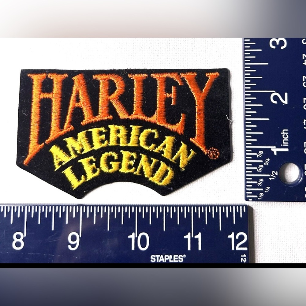Authentic Vintage small Harley-Davidson Motorcycles American Legend Emblem Patch